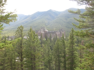 Another view of Banff Springs Hotel