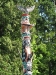 a totem pole in Stanley Park