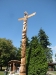a totem pole in Stanley Park