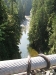 the Capilano suspension bridge