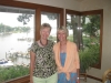 Carol and Barb - background is Chesapeake Bay