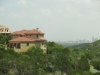A very nice house and the Austin skyline