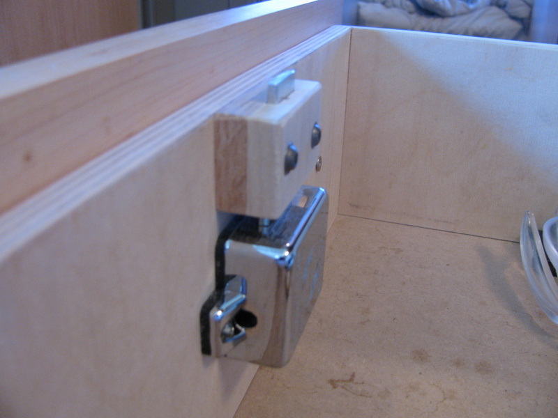 Drawer Latches That Keep Them Closed During Travel Are Easy To