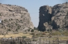 On state highway 220 from Casper to Muddy Gap - the Devil\'s Gate rock formation